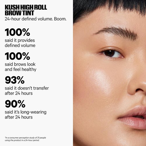 Milk Makeup KUSH High Roll Brow Tint - Volumizing Tubing Gel Shapes & Sets Eyebrows for 24 Hours - Water Resistant & Smudge-Proof
