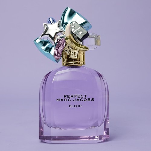 Marc Jacobs Perfect Elixir Eau de Parfum - Ambery Floral Women's Fragrance with Rhubarb, Amber Woods & Vanilla - Vegan Formula