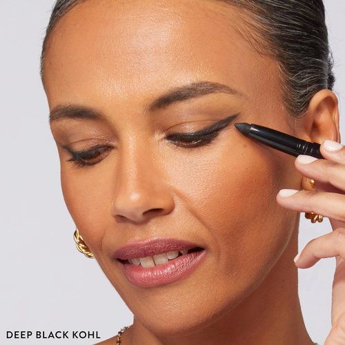 LAURA GELLER NEW YORK Kajal Longwear Kohl Eyeliner Pencil - Smooth, Blendable Deep Black Formula