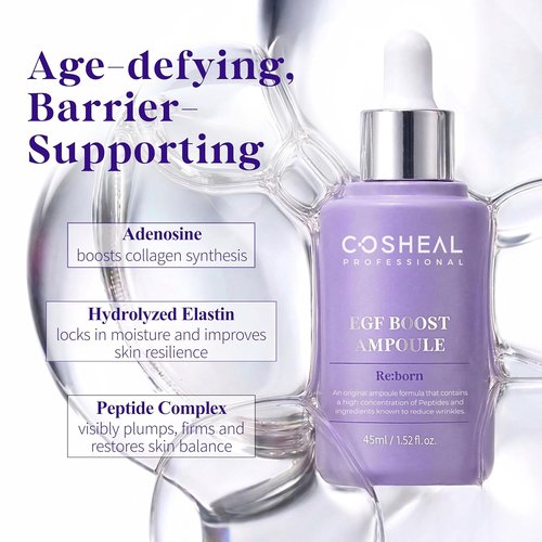 EGF Boost Ampoule - Skin-Firming Anti-Aging Serum with Peptide & Amino Acids | 1.52 fl oz