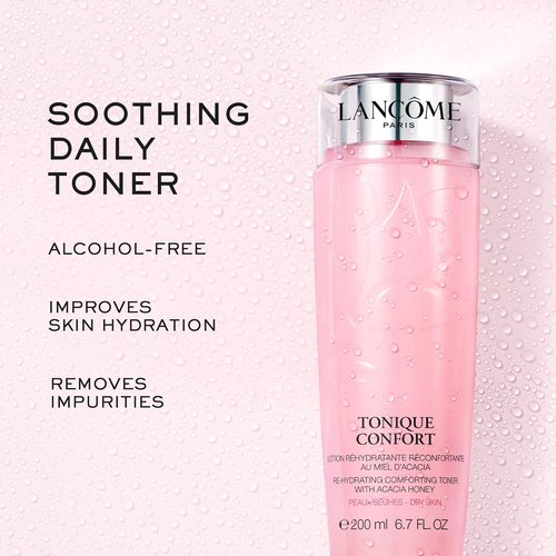 Lancôme Tonique Confort Hydrating Face Toner - Infused with Hyaluronic Acid & Acacia Honey for Deep Moisture