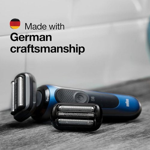 Braun Series 5 53B Electric Shaver Head - Compatible with Series 5 & 6 Shavers | Sleek Black Design