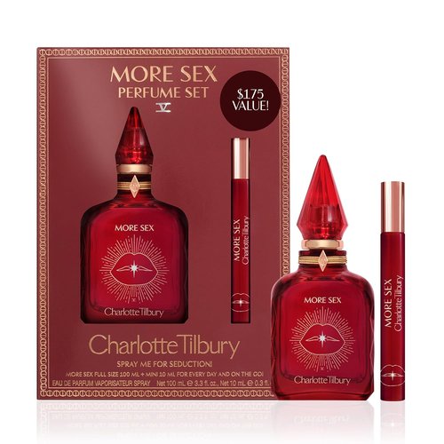 Charlotte Tilbury More Sex Eau De Parfum - Pheromone-Infused Sandalwood Fragrance | Long-Lasting Scent with Black Pepper, Musk & Amber Notes
