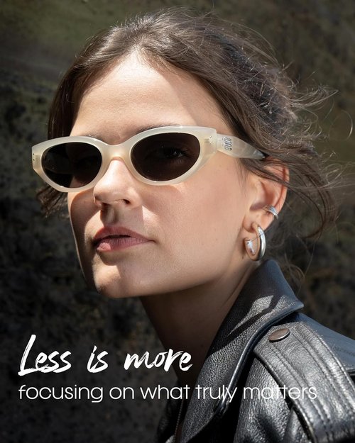 FURTALK Oval Sunglasses - Vintage Cat Eye Design with Polarized UV Protection | Stylish 90s Trendy Sunnies