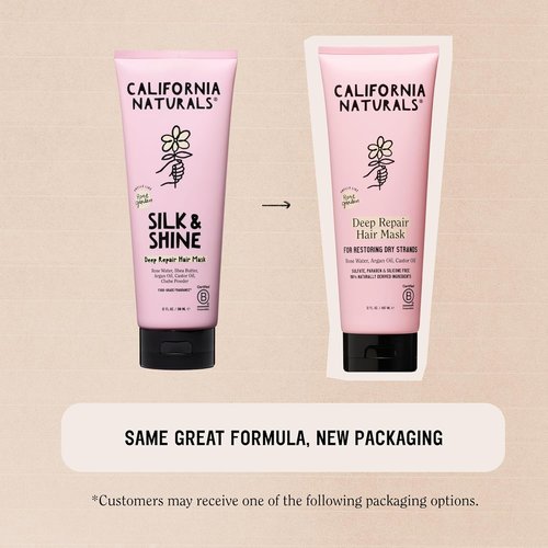 California Naturals Deep Repair Hair Mask - Vegan, Paraben & Sulfate Free Conditioner for All Hair Types | 12 fl oz