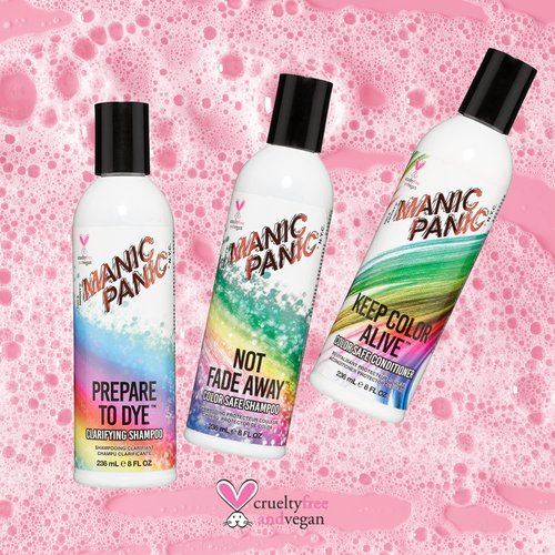 **MANIC PANIC Prepare to Dye Clarifying Shampoo - Sulfate-Free Formula for Color-Treated Hair | Vegan & Cruelty-Free (8oz)**