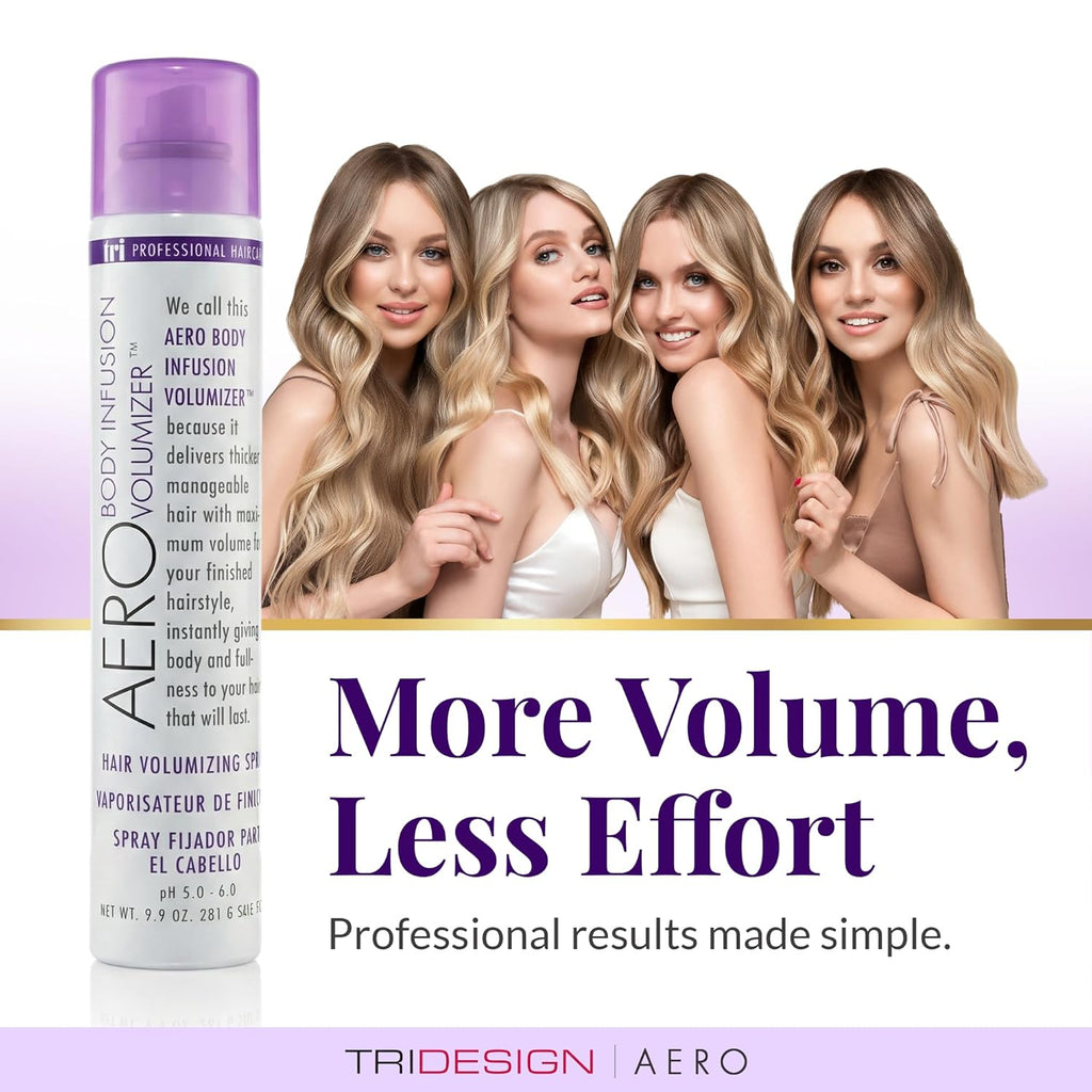 TRIDESIGN Aero Body Infusion Volumizer - Maximum Volume & Enhanced Texture, Weightless Formula - 9.9 oz