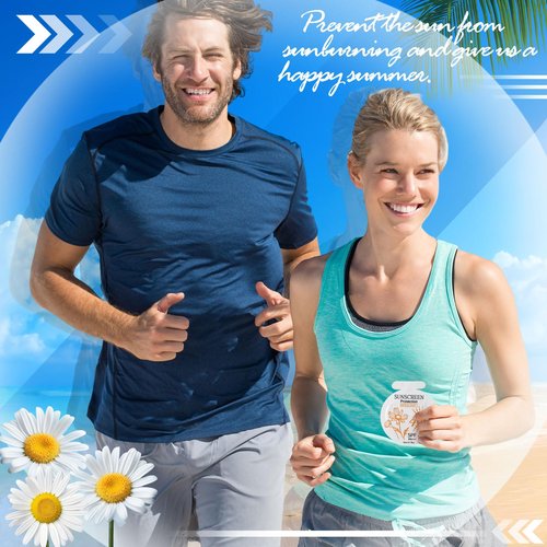 Heigble 50 Pcs Sunscreen Bulk Mini Travel Size Sunscreen Packets SPF 46+ Summer Party Gifts for Women Girl