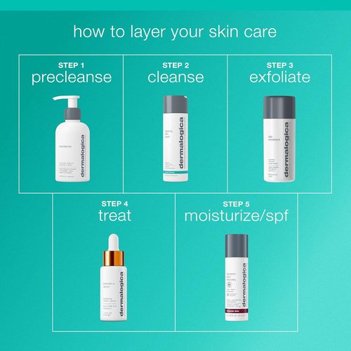 Dermalogica Clearing Skin Wash - Anti-Aging Acne Treatment Foam with Salicylic Acid & Tea Tree Oil