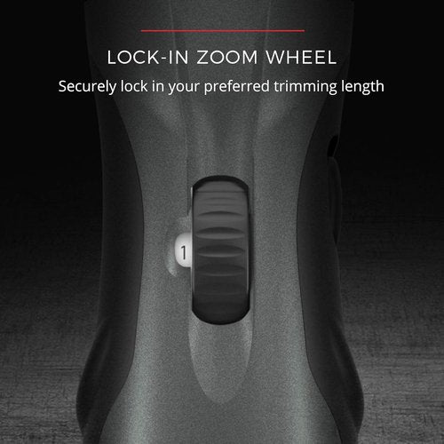 Remington Barba Beard Trimmer - Cordless Groomer with Ceramic Blades, 9 Length Settings & Rechargeable Battery