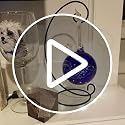 Christmas Ornament Display Stands 9in Pack of 10 Black Iron Hanging Racks for Holiday Decorations