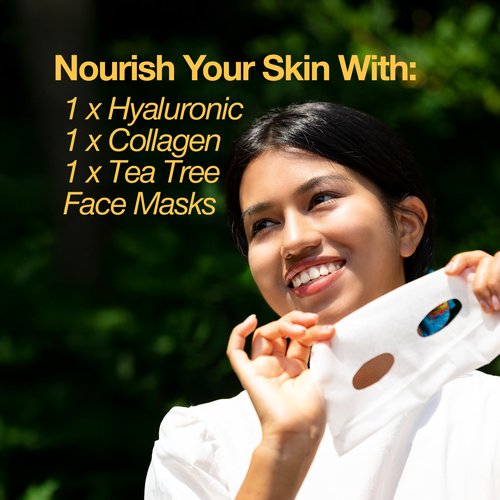 Naisture x Frida Kahlo 15 Min Pamper Me Kit Korean Spa Skincare Gift Set for Women-Head to Toe with Hair, Face, Eye, Hand, Foot Masks, & Bonus Item (8 pcs)