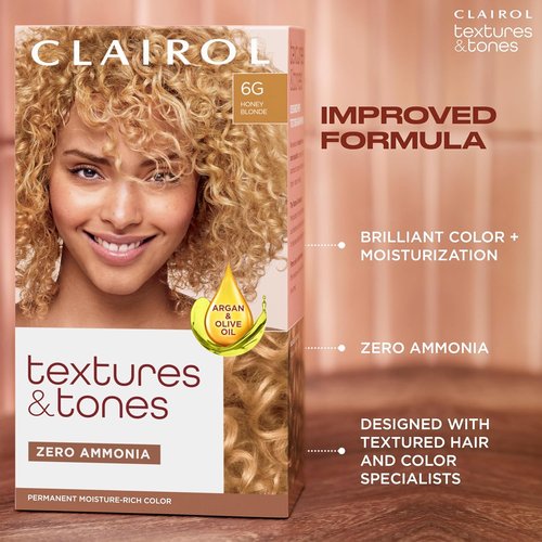 Clairol Textures & Tones Permanent Hair Dye - 2N Mocha Brown Color | Single Pack