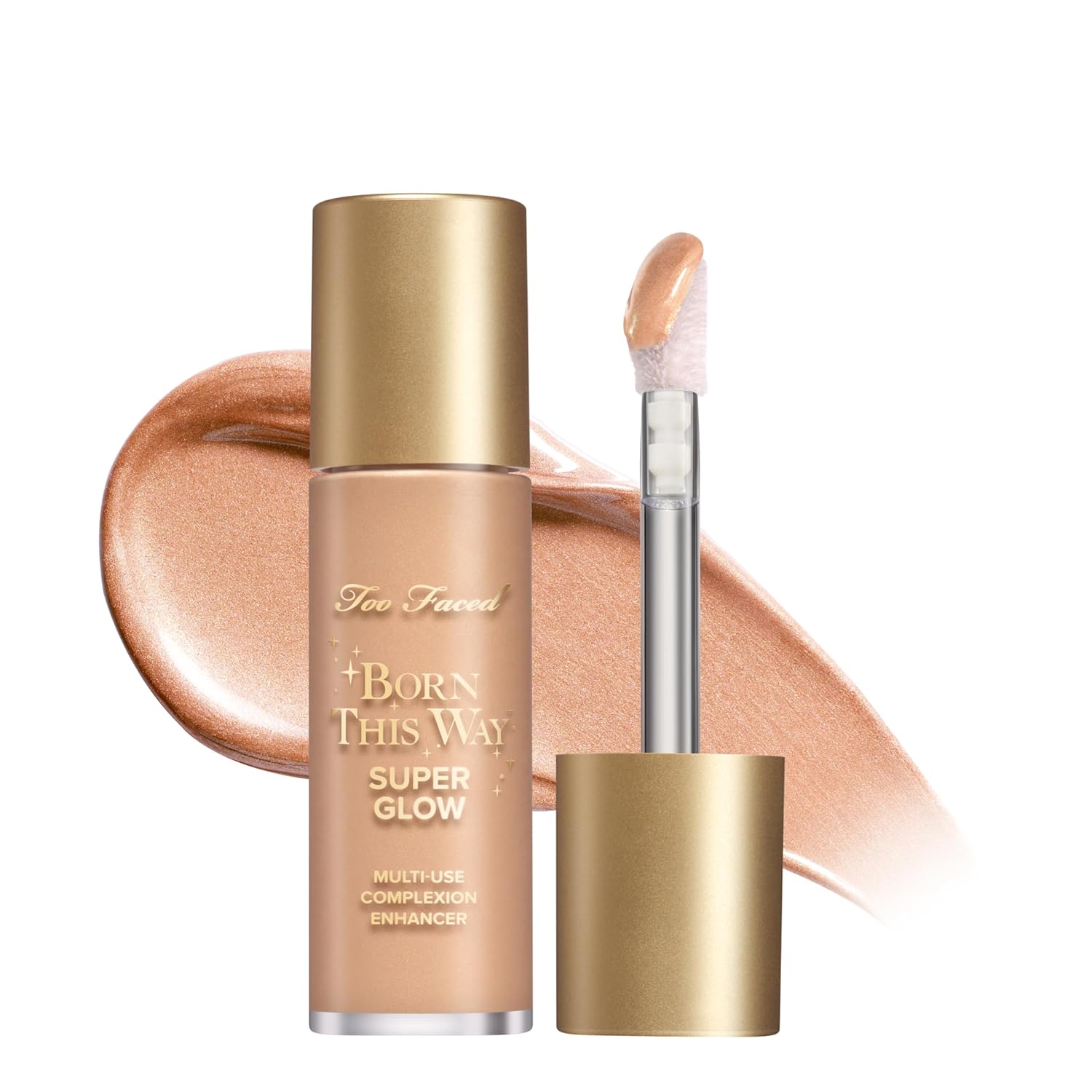 Too Faced Born This Way Super Glow Skin Enhancer - Hydrating Gel for Radiant, Illuminated Skin | Non-Greasy & Blendable