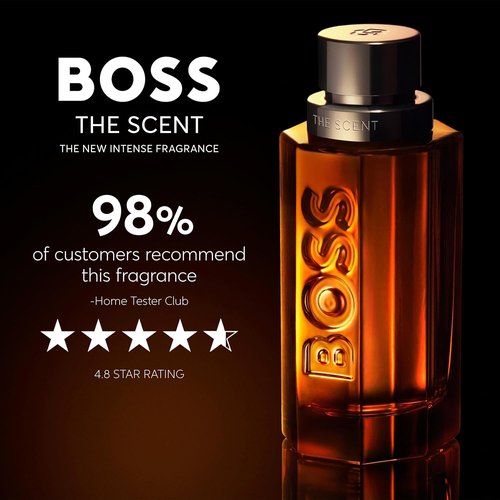 BOSS The Scent Eau de Parfum Intense - Ambery Cologne for Men with Amber Accord & Maninka Fruit