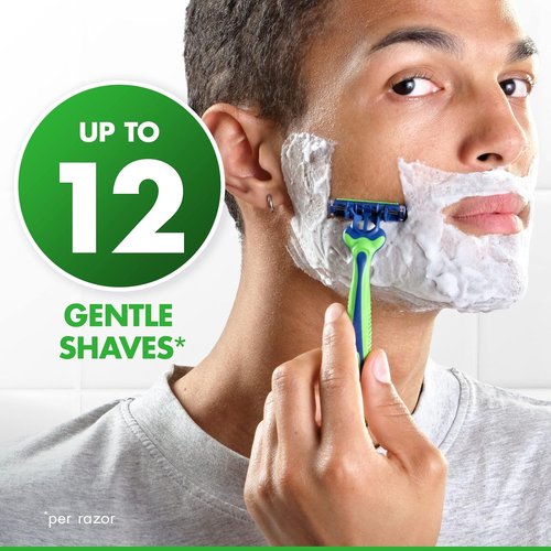 Gillette Sensor3 Sensitive Disposable Razors - 4 Pack for Gentle Shaving Comfort