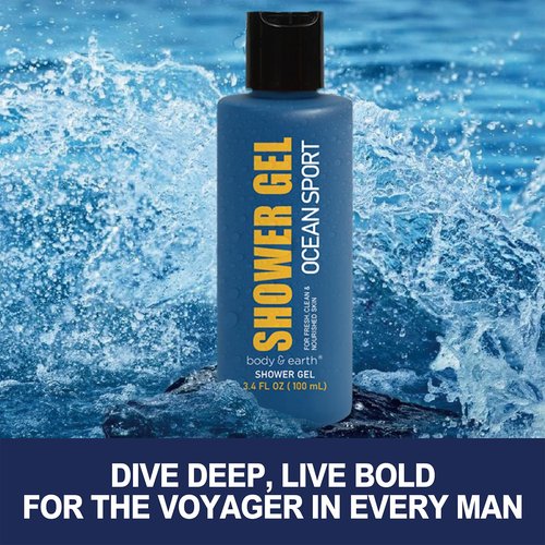 Skiennix Men's Gift Set - 3-Piece Fresh Ocean Scent Collection | Perfect for Birthdays & Father's Day
