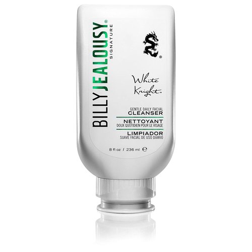 Billy Jealousy White Knight Facial Cleanser - Gentle Daily Wash with Exfoliators | Ideal for All Skin Types