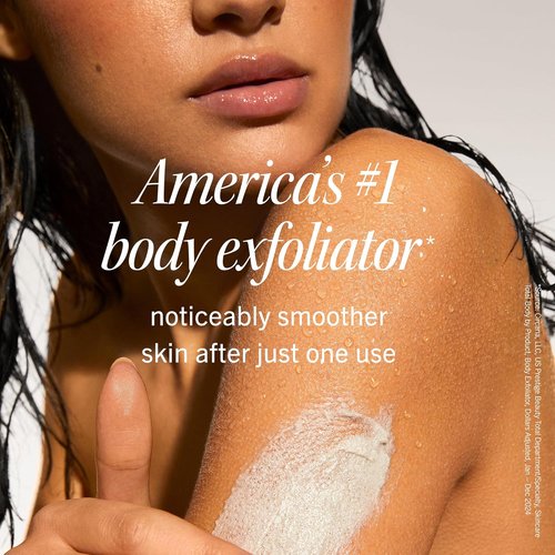 First Aid Beauty - KP Bump Eraser Body Scrub | 10% AHA Exfoliator for Keratosis Pilaris, Peach Scent (8 oz)