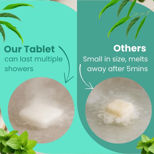 REVIV Shower Steamers Aromatherapy – 15 Long-Lasting Eucalyptus & Mint Shower Bombs for Stress Relief and Sinus Support – Self Care Spa Gifts for Women & Men – Valentine's Day Gift