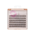 BeBlinky False Eyelashes, Lash Extension Kit 06, 9mm-16mm, Narrow Band, Easy to Apply and Remove, No Damage to Natural Eyelashes, 120 Lash Clusters - Natural