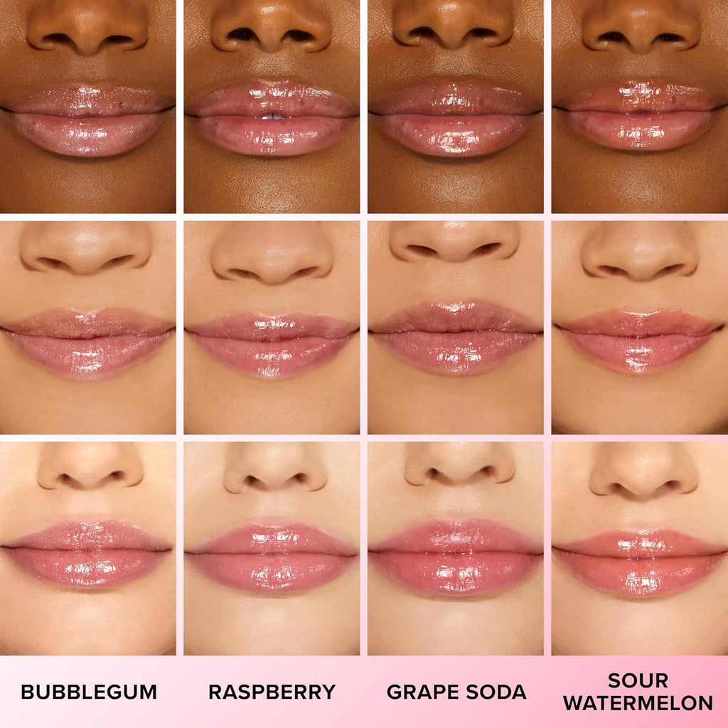 Too Faced Kissing Jelly Lip Oil Gloss - Hydrating Lip Oil & Gloss Hybrid for Moisture & Shine