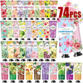 74 Pack Hand Cream Gifts Set Stocking Stuffers for Adults Women,Teacher Appreciation Gifts,Hand Lotion Travel Size in Bulk for Dry Hands,Thank You Gifts,Stocking Stuffers for Adults,Appreciation Gifts