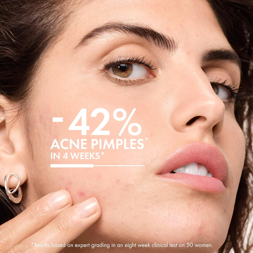 VICHY Normaderm Acne Control Daily Moisturizer - Oil-Free Formula with 2% Salicylic Acid & Vitamin C for Clear Skin