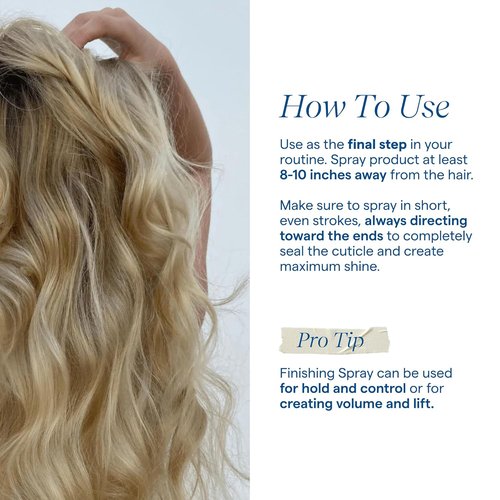 Aquage Finishing Hair Spray - Volumizing & Flexible Hold for Shine | Professional Styling (6 oz)