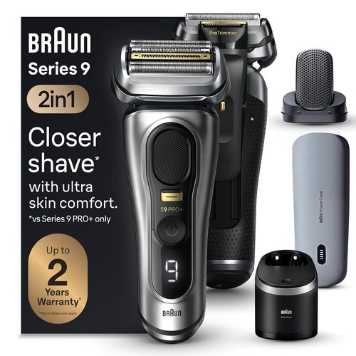 Braun Series 9 PRO+ Electric Shaver - 5 Pro Shave Elements & ProComfort Head for Ultimate Grooming