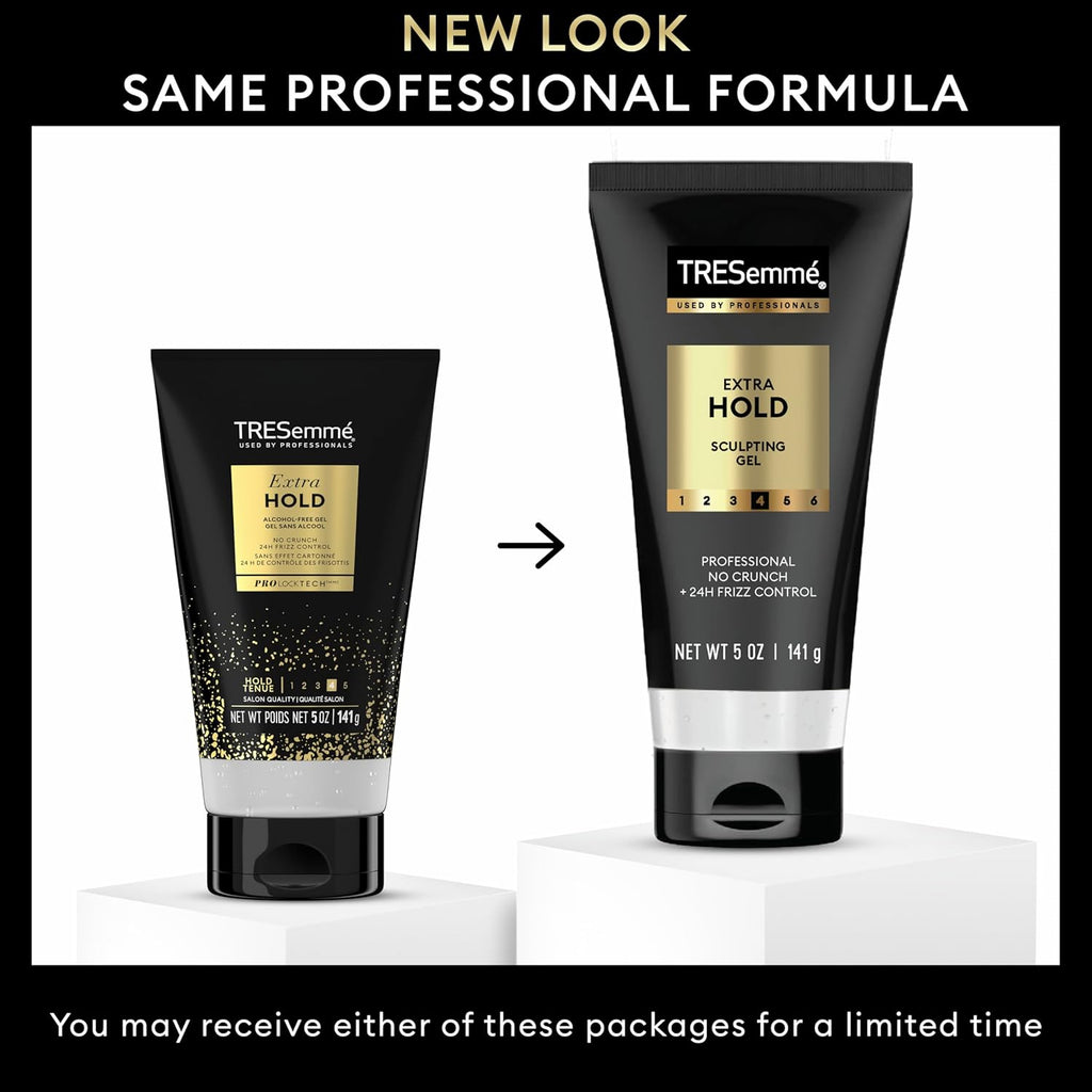 TRESemmé Extra Hold Gel - Alcohol-Free Formula for 24H Frizz Control | 5 oz