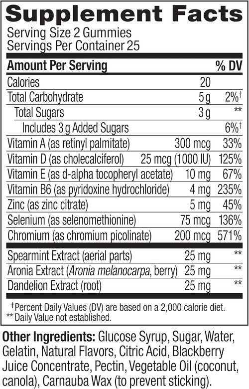OLLY Flawless Complexion Gummies - Clear & Healthy Skin Support with Vitamins E, A, Zinc | 50 Count