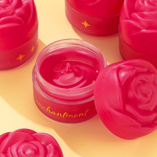 ColourPop Lip Mask - Leave-On Moisturizer & Overnight Treatment - Hydrates Dry Lips with Shea Butter & Vitamin E - Enchanted Rose (0.5 oz)