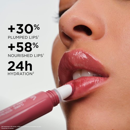 Clarins Lip Perfector - Peptide Plumping Hydrating Lip Gloss | Instant Shine & Sheer Shimmer | 0.35 Ounces