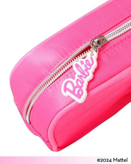 SALLY ROSE Barbie Pink Makeup Bag Official License, Pink Cosmetic Bag for Travel and Home