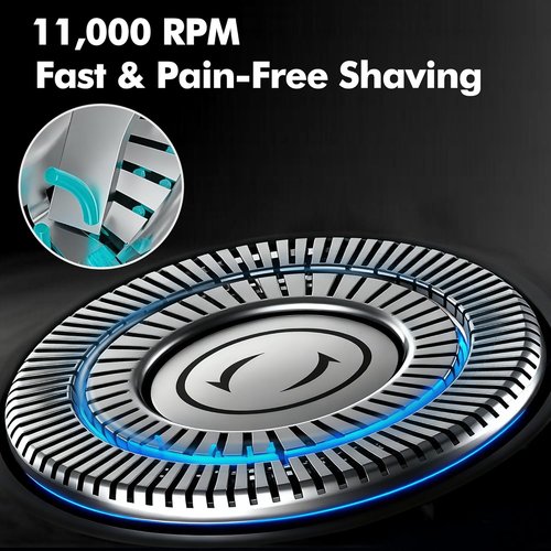 Flynth Electric Razor for Men - 3-in-1 Cordless Shaver with IPX7 Waterproof Design | Fast Charging Grooming Set