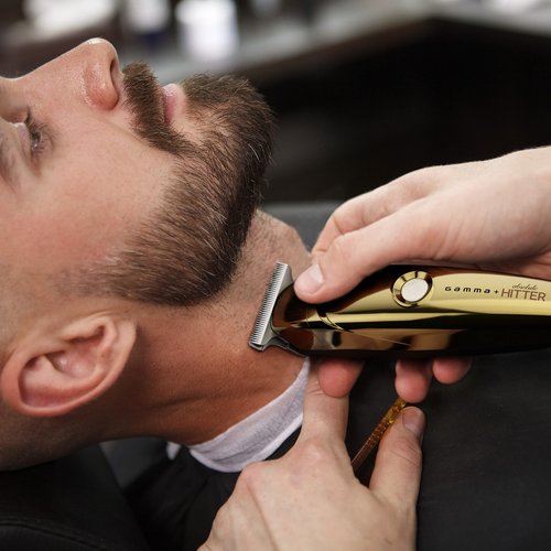 GAMMA+ Replacement Classic Fixed Black Diamond Carbon DLC with Stainless Steel Deep Tooth Cutter Trimmer Blade Set