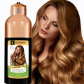 HERBBY Hair Color Shampoo - Gray Hair Coverage & Color Transformation with 9 Herbal Extracts | Long Lasting (6-8 Weeks), 500ml (Wild Honey Color)