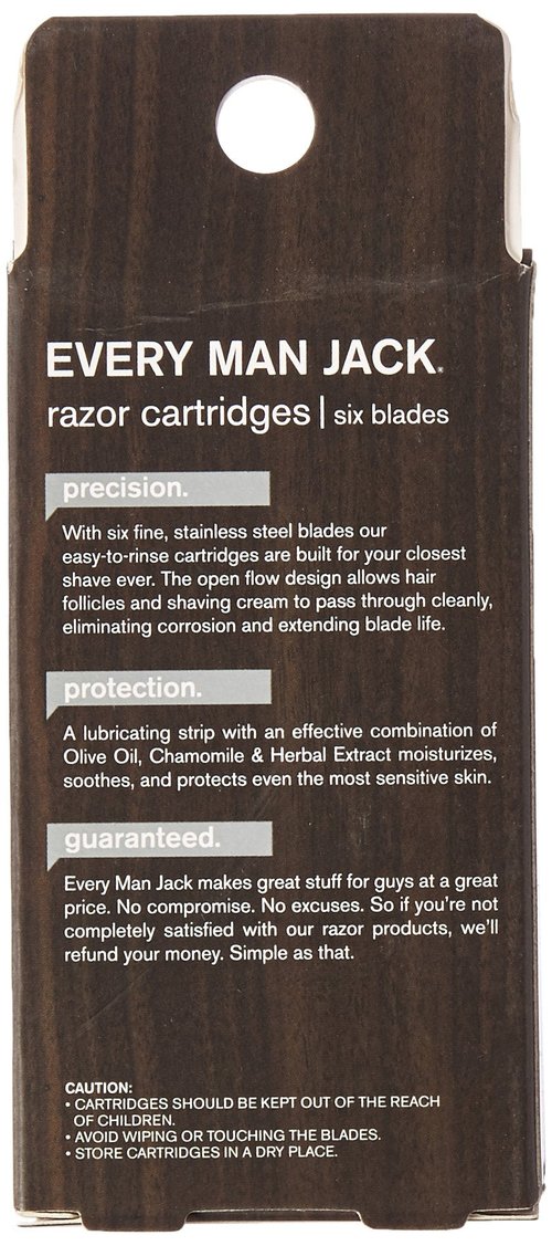 Every Man Jack Razor Cartridges, 8-pack