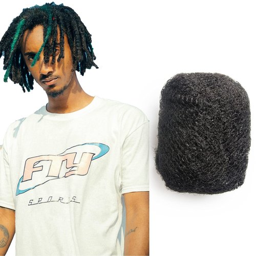 FAMILOCS 18 Inch 50g Tight Afro Kinky Bulk 100% Human Hair for Dreadlock Extensions Locs Repair Braids and Twists Bleachable and Dyeable