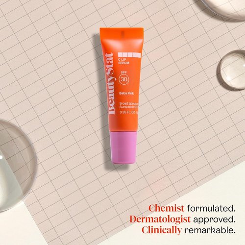 BeautyStat C Lip Serum - Nourishing Hydration in Baby Pink Shade