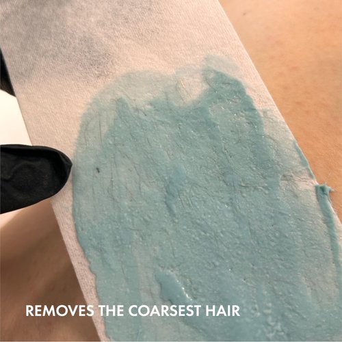 Italwax Flex Aquamarine - 397g / 14oz - Soft wax for hair removal - Unscented - Liposoluble syntetic formulation - Ideal for waxing all body area