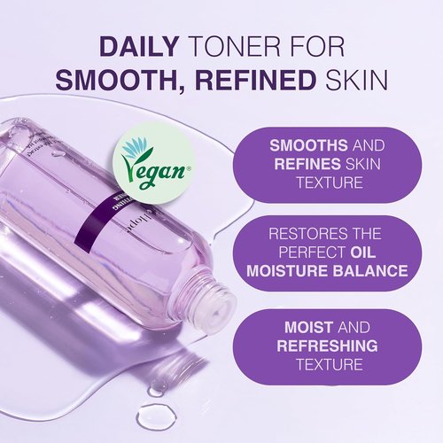 Be-Hope Vegan Luxury Smoothing Toner - Hydrating Facial Toner with Peptides & Panthenol | pH Balanced for Sensitive Skin - 200ml / 6.76 fl oz