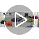 Artificial Lavender Flowers Plants - 8 Bundles UV Resistant Faux Garden Decor