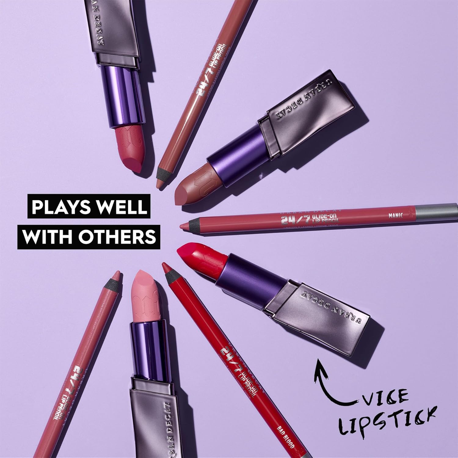 Urban Decay 24/7 Glide-On Waterproof Lip Pencil - Smudge-Proof, Long-Lasting, Moisturizing Formula - 0.04 oz