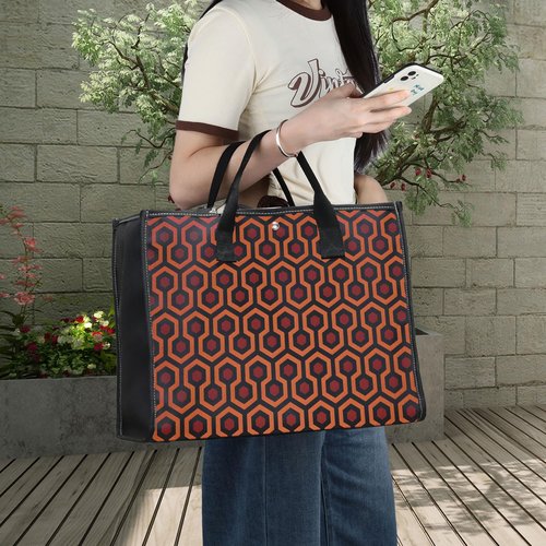 BWWKTOP Overlook Hotel Cosmetic Makeup Bag Horror Movie Inspired Gifts Overlook Hotel Travel Zipper Pouch Bag (Shinibag BL BG)