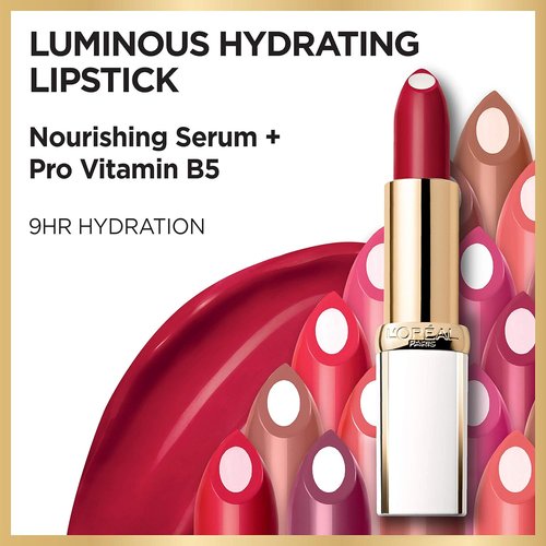 L’Oréal Paris Age Perfect Hydrating Lipstick - Nourishing Serum, Rich Chestnut, 0.13 oz.