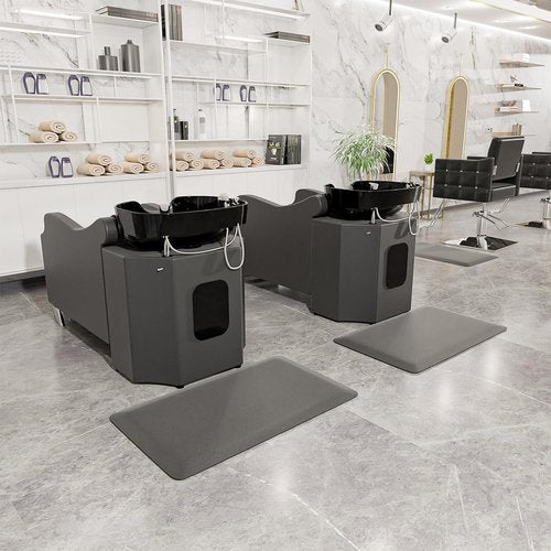OmySalon 24’’x36’’x1/2’’ Shampoo Mat for Salon Anti Fatigue Standing Matt for Hair Stylist, Barber Floor Mat Waterproof Non Slip