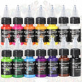 Tattoo Ink Set GTARTISTOO Professional 14 Colors 1/2OZ (15ml) Vegan-Friendly Pigment Tattoo Ink Supplies Ink