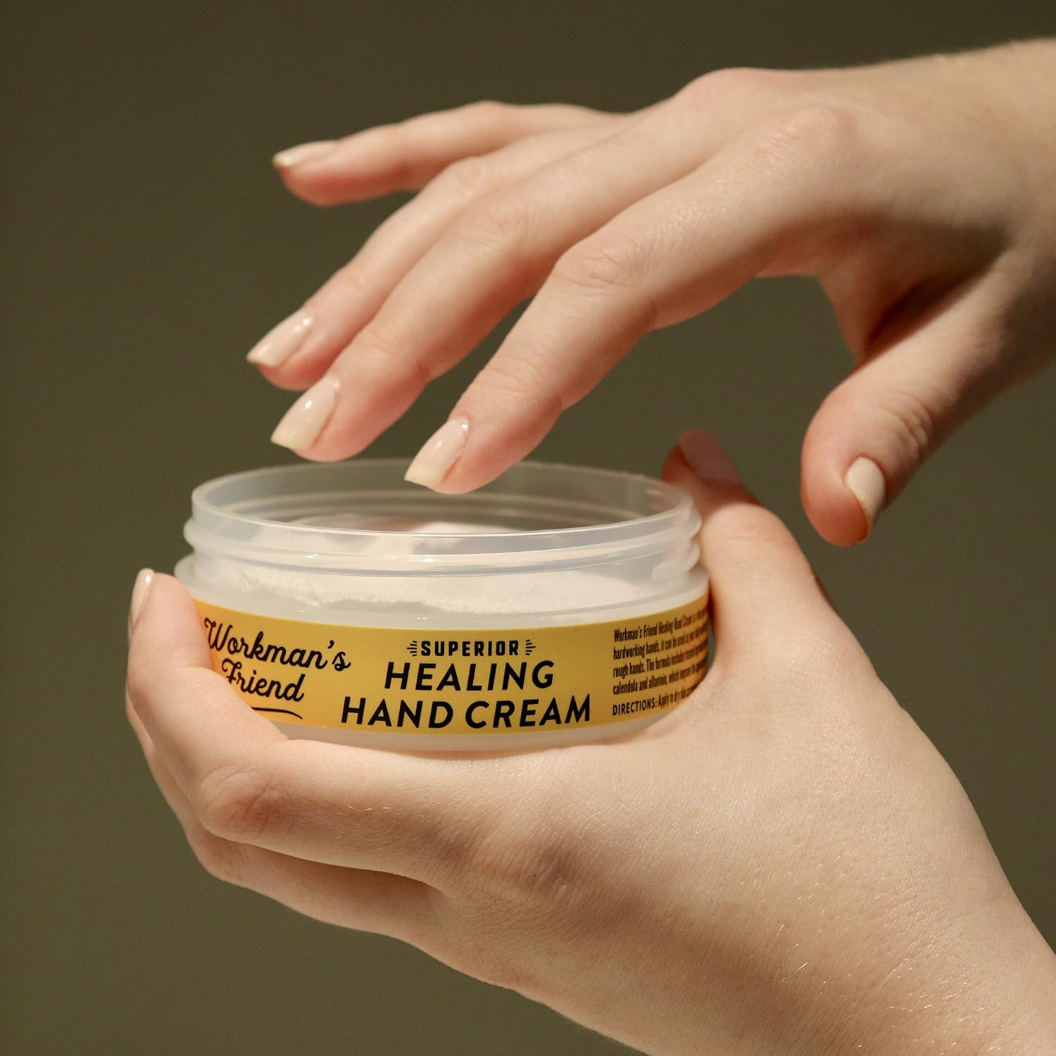 WORKMAN'S FRIEND Superior Healing Hand Cream - Intense Moisturizer for Extremely Dry Skin - 2.5 oz